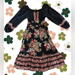 Vintage 1970s Prairie Dress